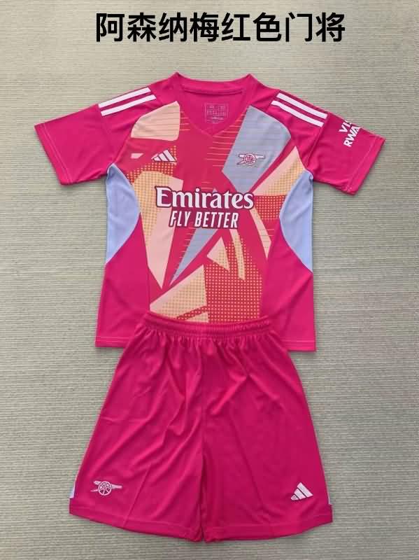 Arsenal 24/25 Goalkeeper Pink Soccer Jersey