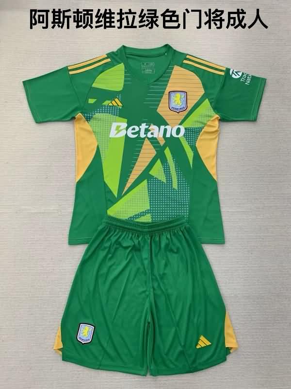 Aston Villa 24/25 Goalkeeper Green Soccer Jersey