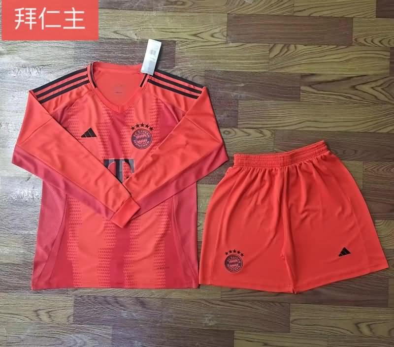 Bayern Munich 24/25 Home Long Sleeve Soccer Jersey