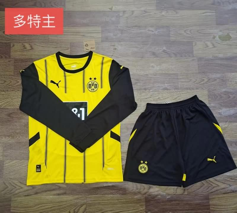 Dortmund 24/25 Home Long Sleeve Soccer Jersey