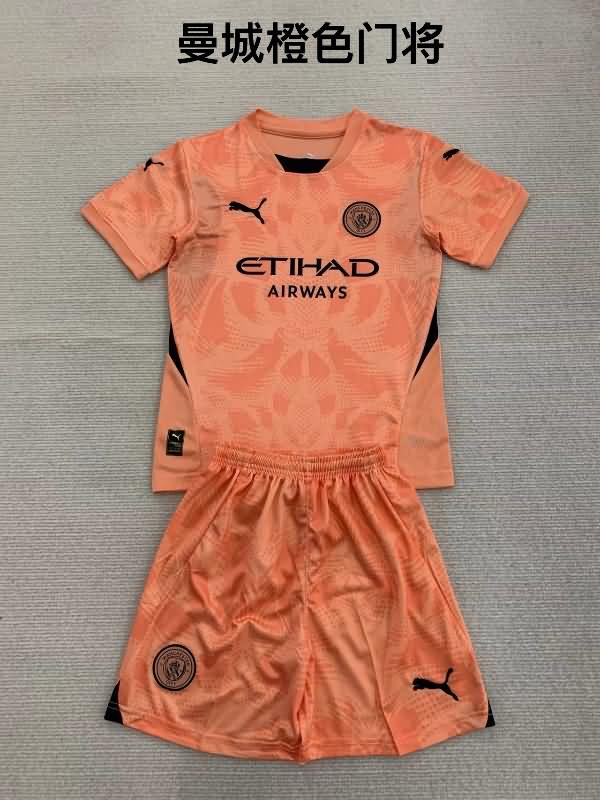 Manchester City 24/25 Goalkeeper Orange Soccer Jersey