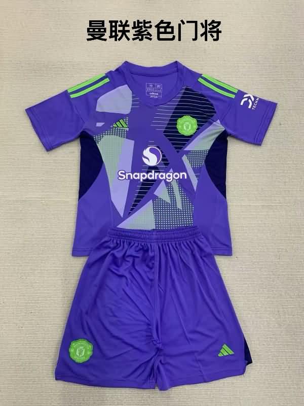 Manchester United 24/25 Goalkeeper Purples Soccer Jersey