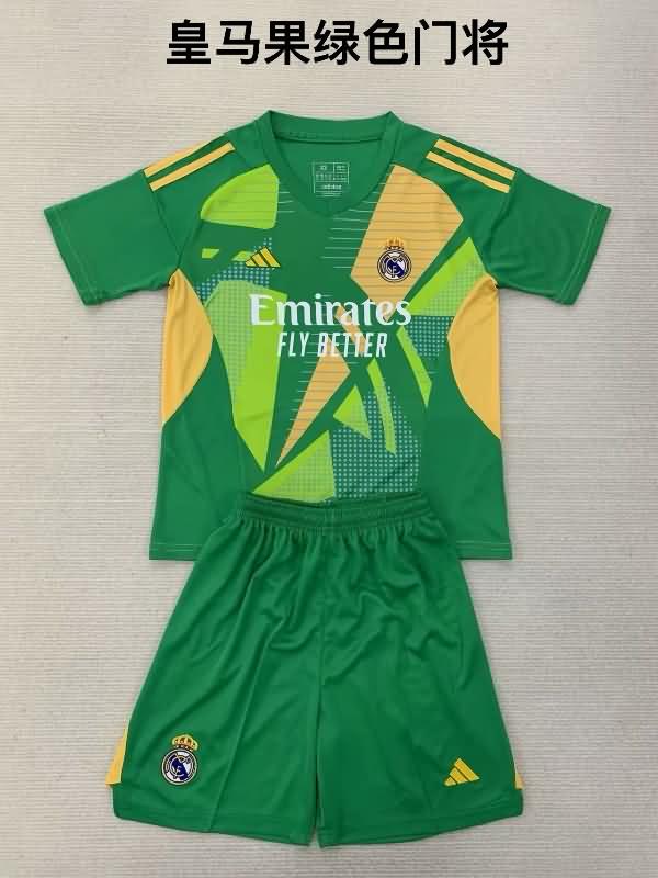 Real Madrid 24/25 Goalkeeper Green Soccer Jersey