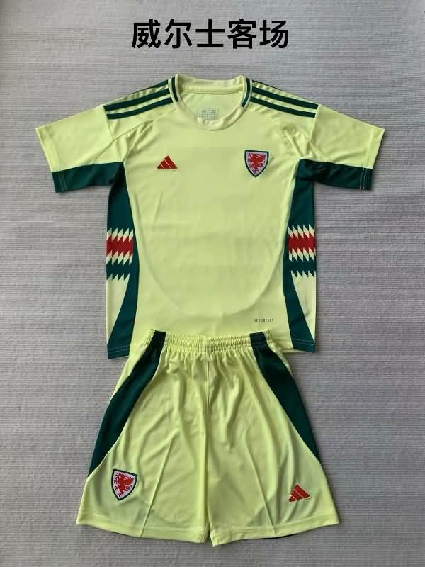 Wales 2024 Away Soccer Jersey