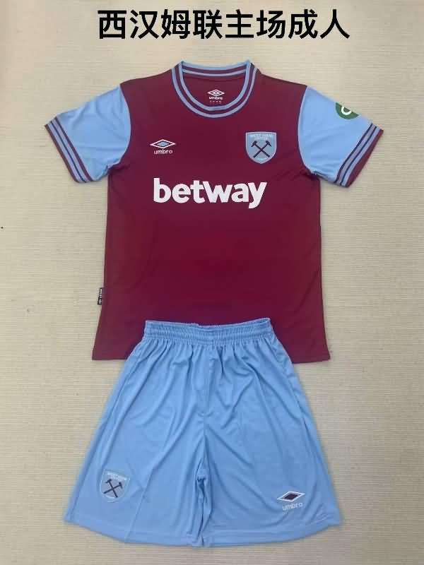 West Ham 24/25 Home Soccer Jersey