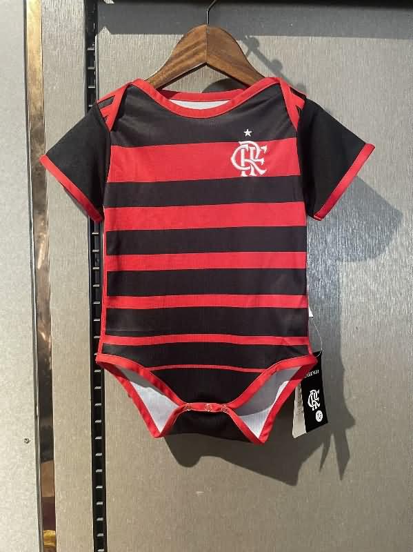 AAA(Thailand) Flamengo 2024 Home Baby Soccer Jerseys