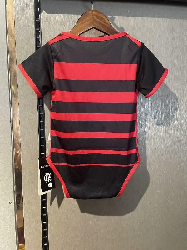 AAA(Thailand) Flamengo 2024 Home Baby Soccer Jerseys