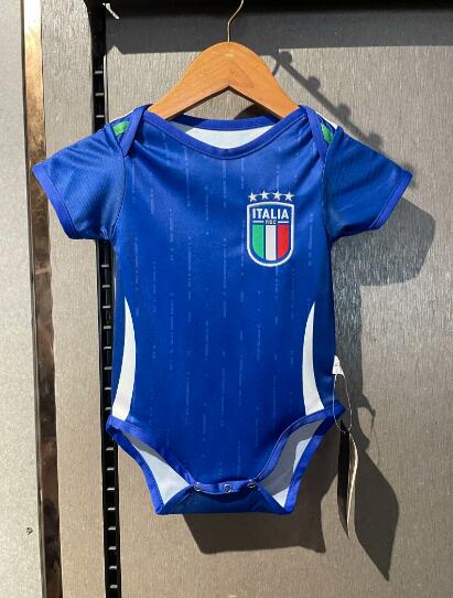 AAA(Thailand) Italy 2024 Home Baby Soccer Jerseys