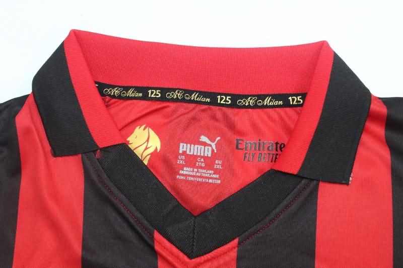 AAA(Thailand) AC Milan 125th Anniversary Long Sleeve Soccer Jersey