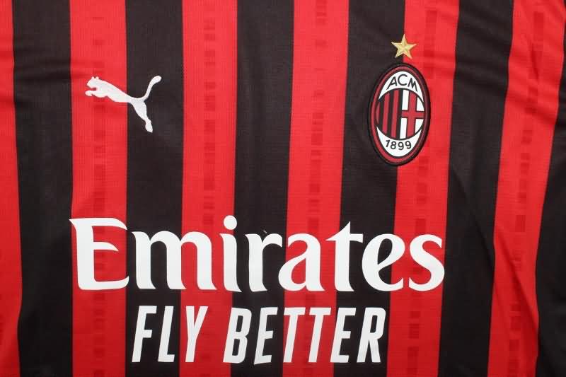 AAA(Thailand) AC Milan 24/25 Home Soccer Jersey