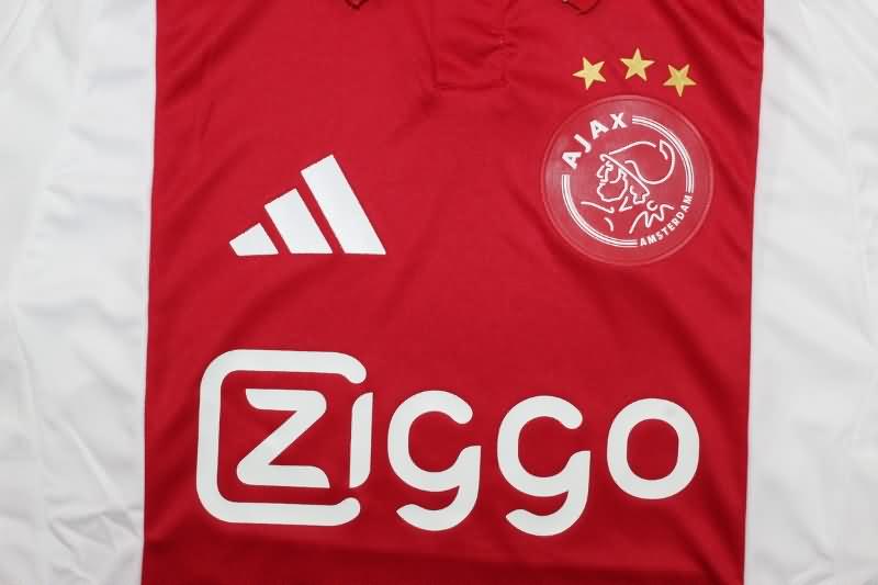 AAA(Thailand) Ajax 24/25 Home Soccer Jersey (Player)