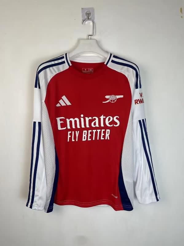 AAA(Thailand) Arsenal 24/25 Home Long Sleeve Soccer Jersey