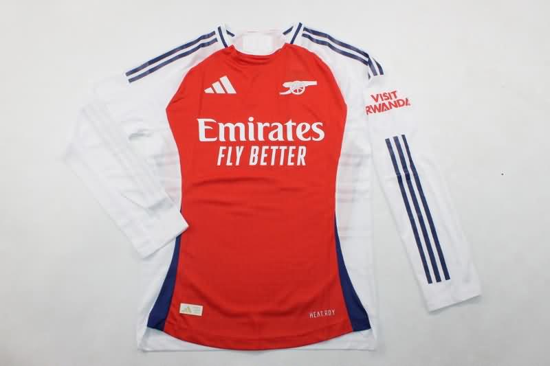 AAA(Thailand) Arsenal 24/25 Home Long Sleeve Soccer Jersey (Player)