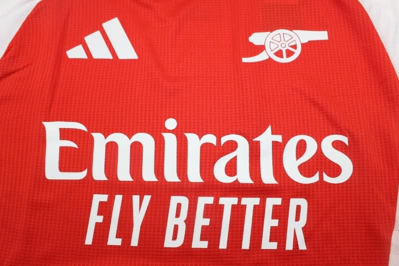 AAA(Thailand) Arsenal 24/25 Home Long Sleeve Soccer Jersey (Player)