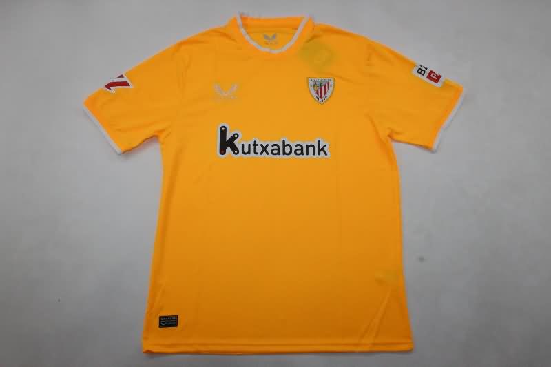 AAA(Thailand) Athletic Bilbao 24/25 Goalkeeper Yellow Soccer Jersey