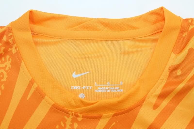 AAA(Thailand) Atletico Madrid 24/25 Goalkeeper Orange Soccer Jersey