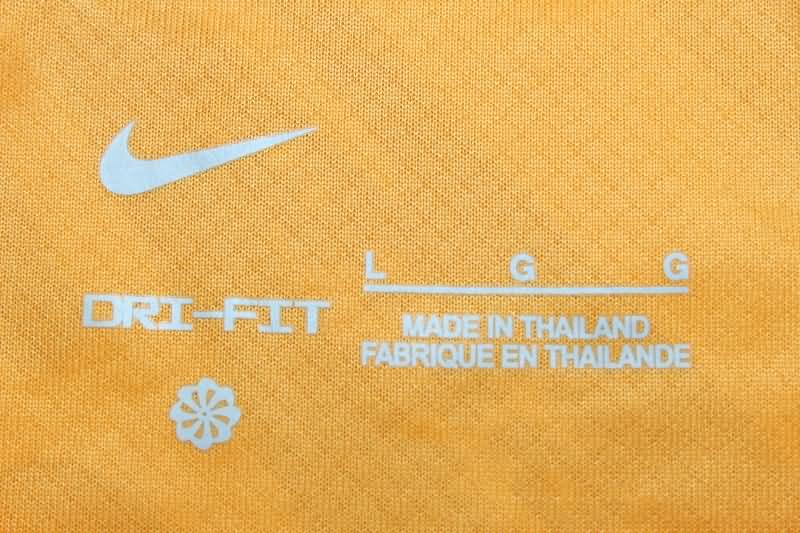 AAA(Thailand) Atletico Madrid 24/25 Goalkeeper Orange Soccer Jersey