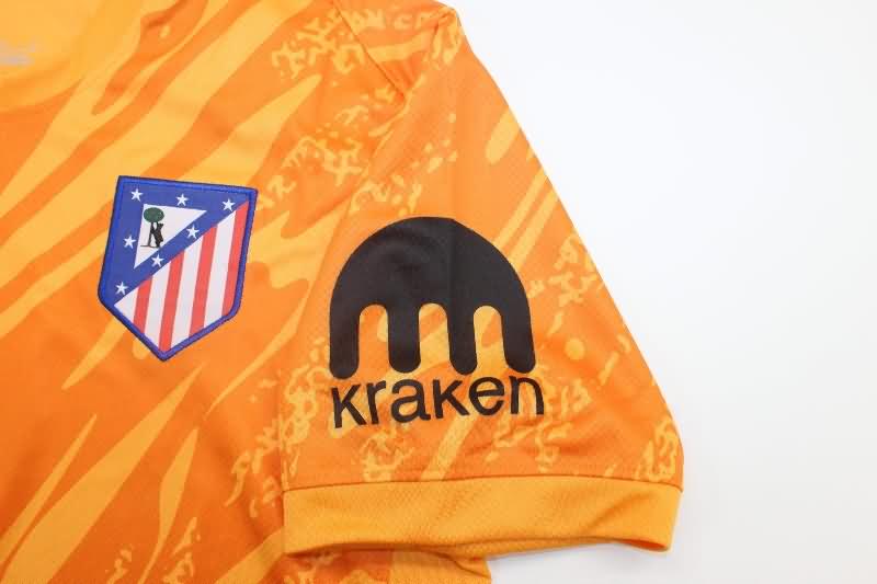 AAA(Thailand) Atletico Madrid 24/25 Goalkeeper Orange Soccer Jersey