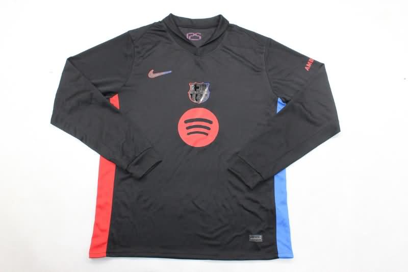 AAA(Thailand) Barcelona 24/25 Away Long Sleeve Soccer Jersey Sponsor