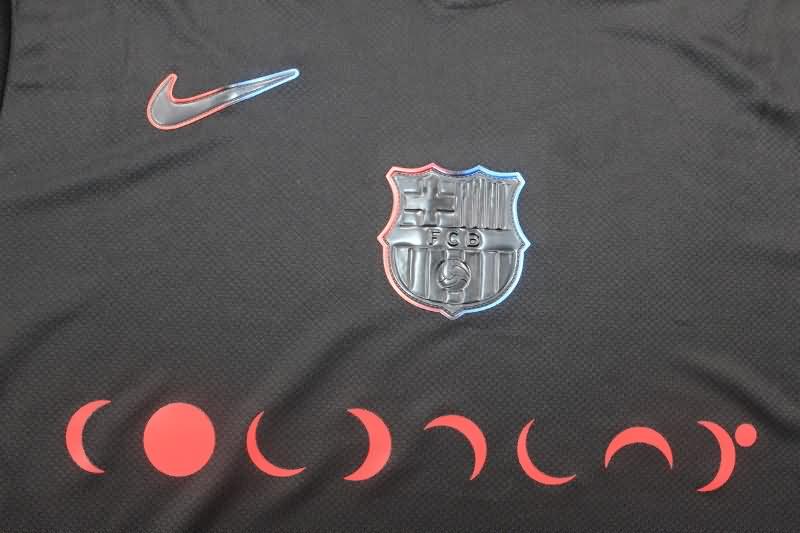 AAA(Thailand) Barcelona 24/25 Away Long Sleeve Soccer Jersey Sponsor 02