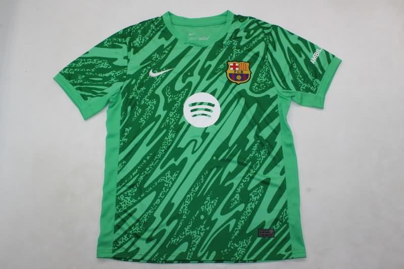 AAA(Thailand) Barcelona 24/25 Goalkeeper Green Soccer Jersey