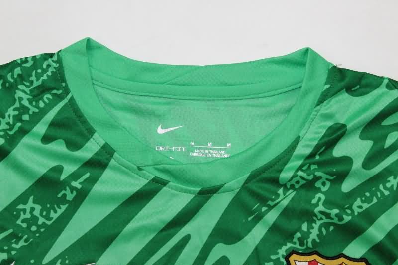 AAA(Thailand) Barcelona 24/25 Goalkeeper Green Soccer Jersey