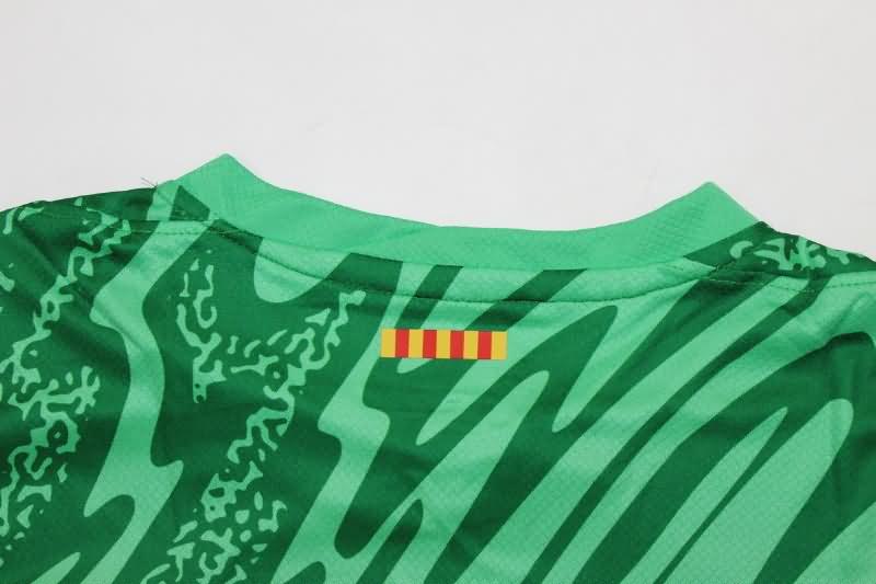 AAA(Thailand) Barcelona 24/25 Goalkeeper Green Soccer Jersey