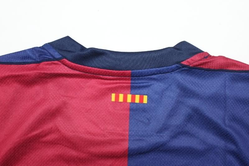 AAA(Thailand) Barcelona 24/25 Home Long Sleeve Soccer Jersey