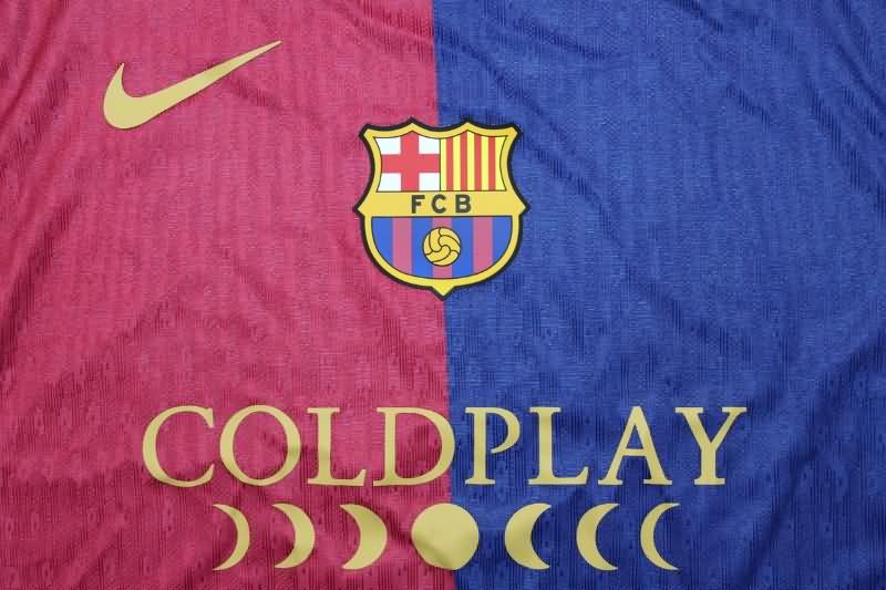 AAA(Thailand) Barcelona 24/25 Home Soccer Jersey (Player) Sponsor 02