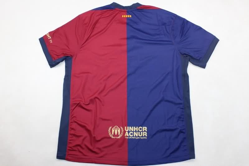 AAA(Thailand) Barcelona 24/25 Home Soccer Jersey Sponsor 02