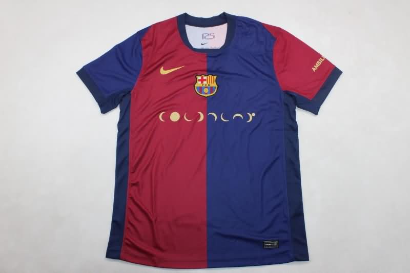 AAA(Thailand) Barcelona 24/25 Home Soccer Jersey Sponsor 03