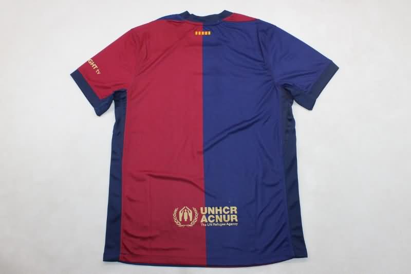 AAA(Thailand) Barcelona 24/25 Home Soccer Jersey Sponsor 03