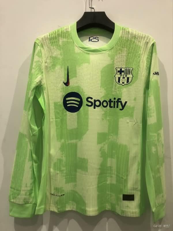 AAA(Thailand) Barcelona 24/25 Third Long Sleeve Soccer Jersey