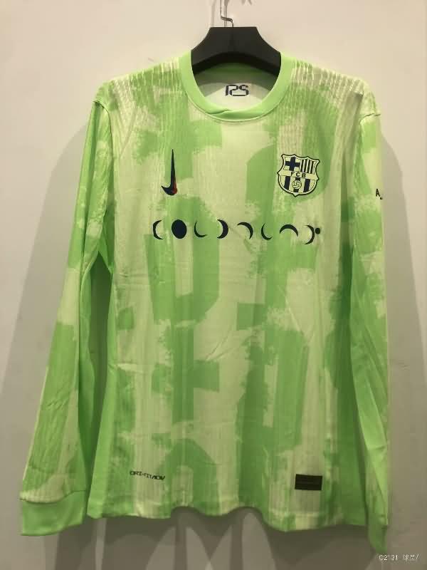 AAA(Thailand) Barcelona 24/25 Third Long Sleeve Soccer Jersey Sponsor 02