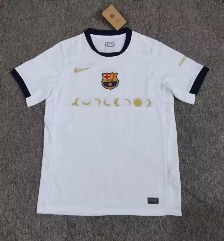 AAA(Thailand) Barcelona 24/25 White Soccer Jersey 02