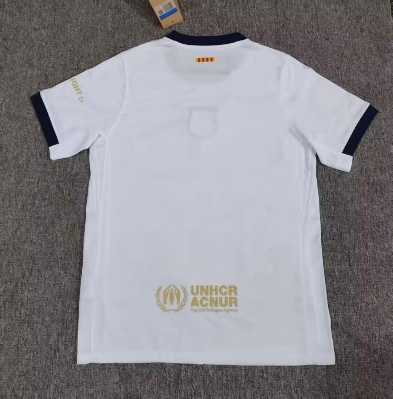 AAA(Thailand) Barcelona 24/25 White Soccer Jersey 02