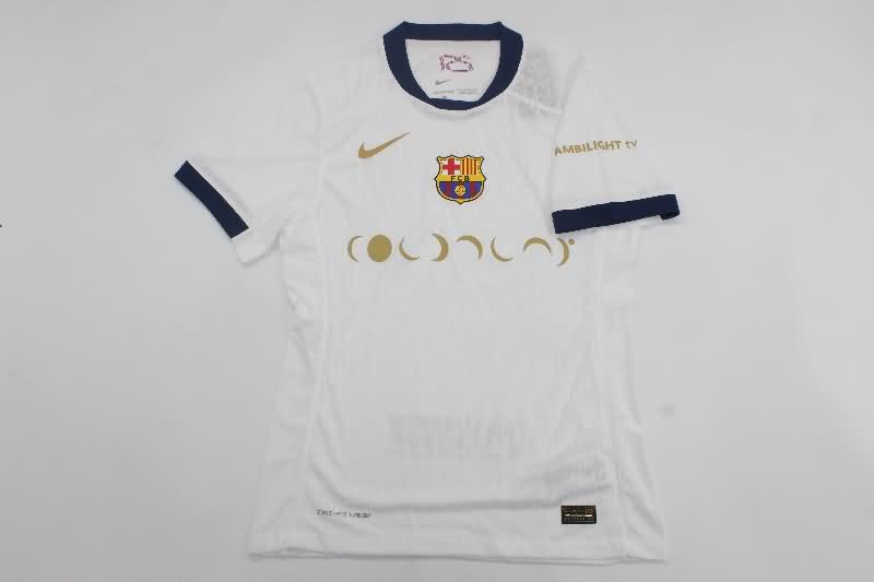 AAA(Thailand) Barcelona 24/25 White Soccer Jersey (Player)