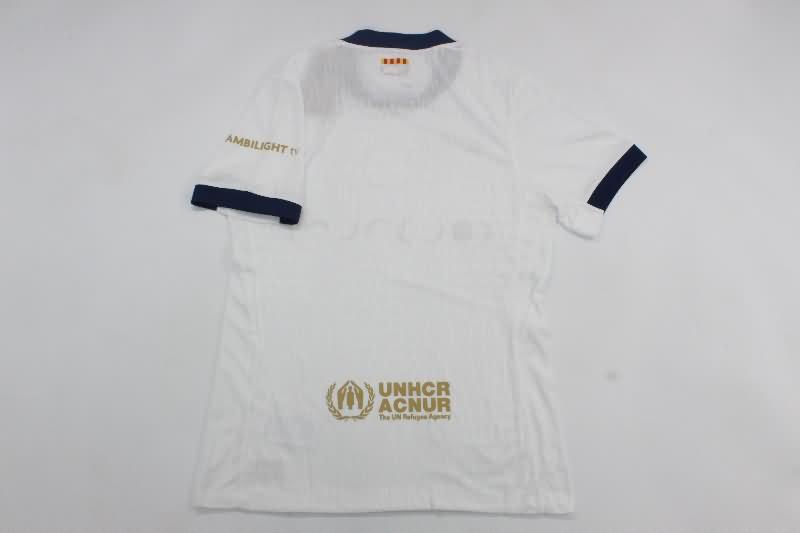 AAA(Thailand) Barcelona 24/25 White Soccer Jersey (Player)