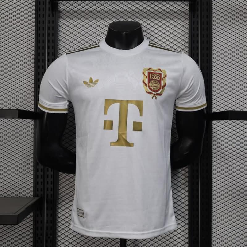 AAA(Thailand) Bayern Munich 125th Anniversary White Soccer Jersey (Player)