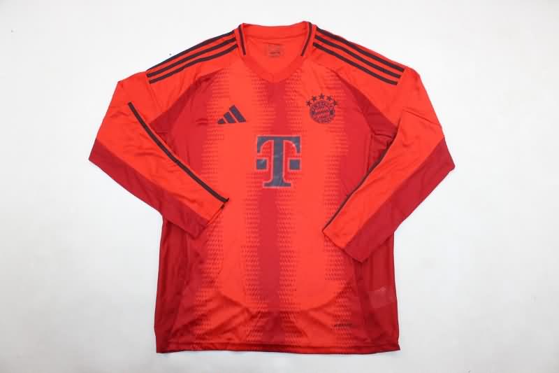 AAA(Thailand) Bayern Munich 24/25 Home Long Sleeve Soccer Jersey