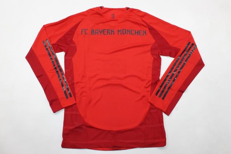 AAA(Thailand) Bayern Munich 24/25 Home Long Sleeve Soccer Jersey (Player)