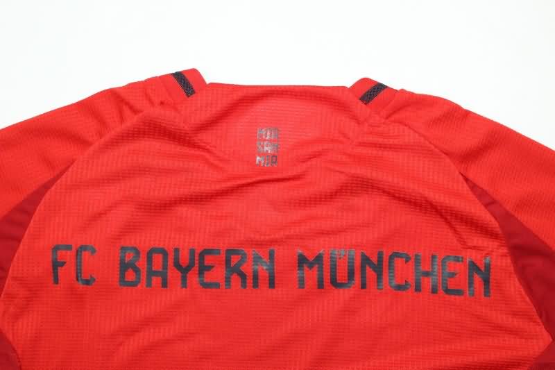 AAA(Thailand) Bayern Munich 24/25 Home Long Sleeve Soccer Jersey (Player)