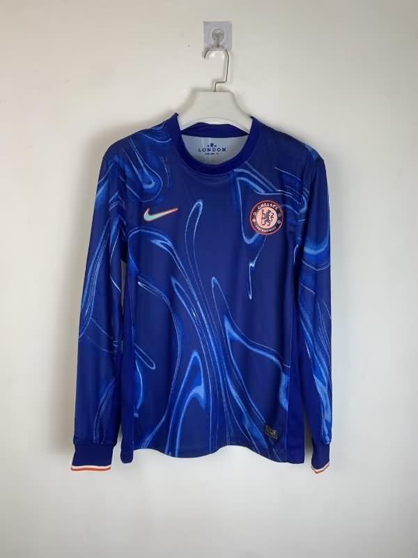 AAA(Thailand) Chelsea 24/25 Home Long Sleeve Soccer Jersey