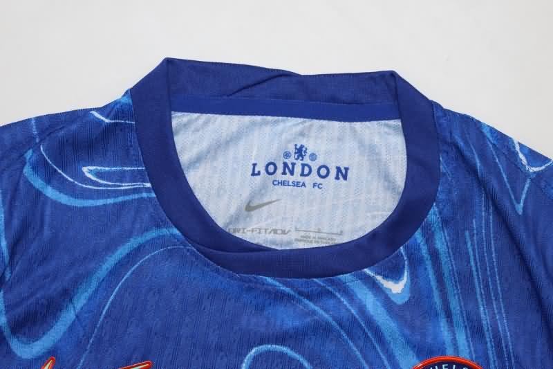 AAA(Thailand) Chelsea 24/25 Home Long Sleeve Soccer Jersey (Player)