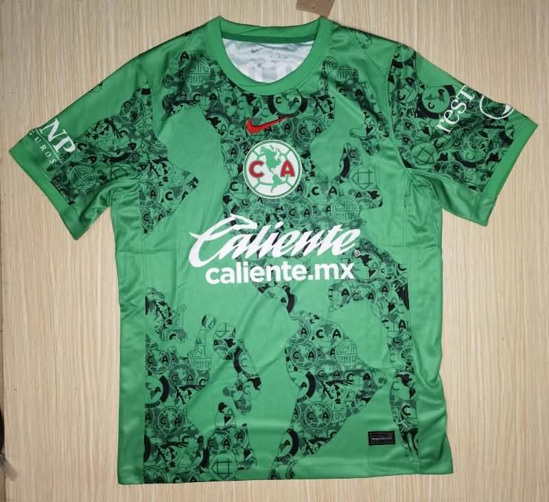 AAA(Thailand) Club America 24/25 Goalkeeper Green Soccer Jersey