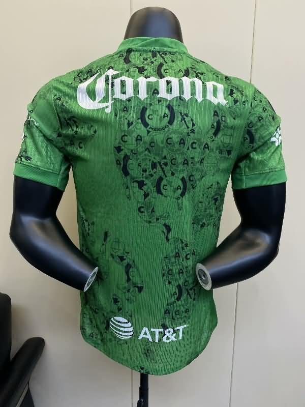 AAA(Thailand) Club America 24/25 Goalkeeper Green Soccer Jersey (Player)