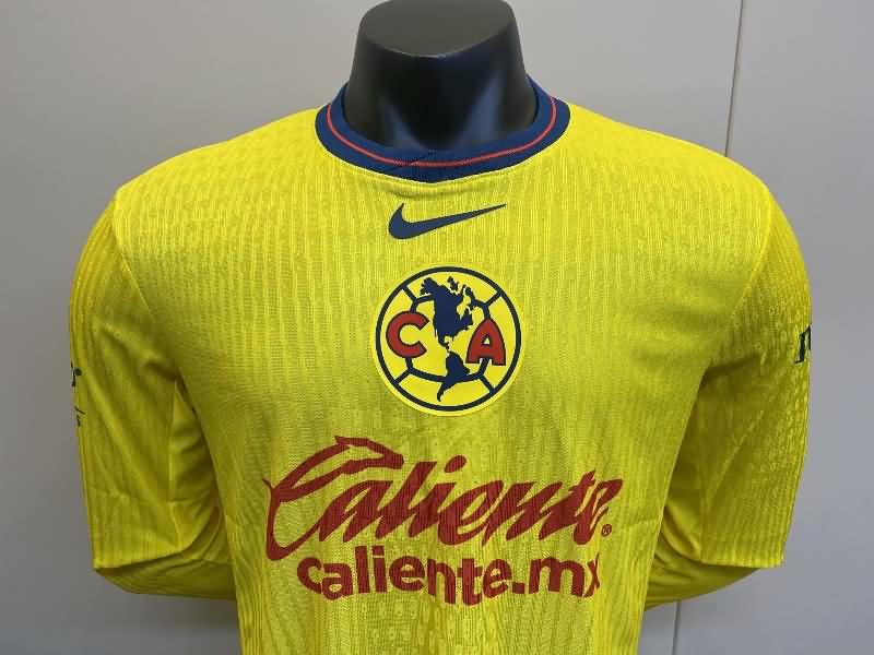 AAA(Thailand) Club America 24/25 Home Long Sleeve Soccer Jersey (Player)