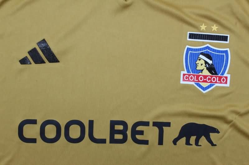 AAA(Thailand) Colo Colo 2024 Gold Soccer Jersey