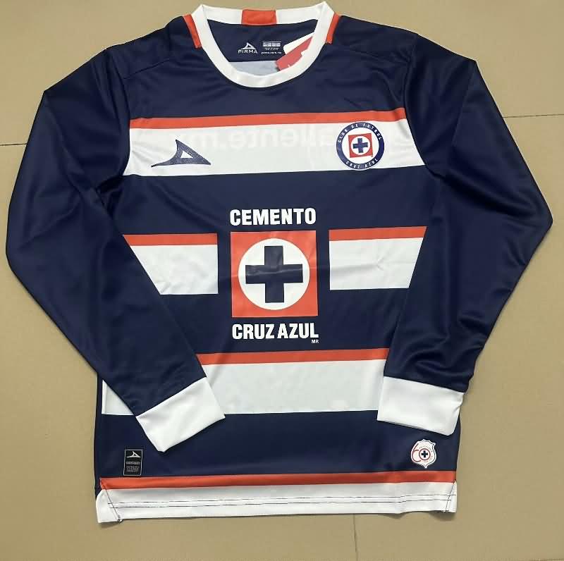 AAA(Thailand) Cruz Azul 24/25 Goalkeeper Dark Blue Long Sleeve Soccer Jersey