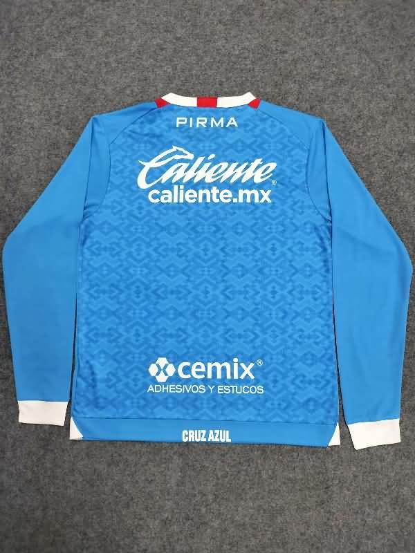 AAA(Thailand) Cruz Azul 24/25 Home Long Sleeve Soccer Jersey